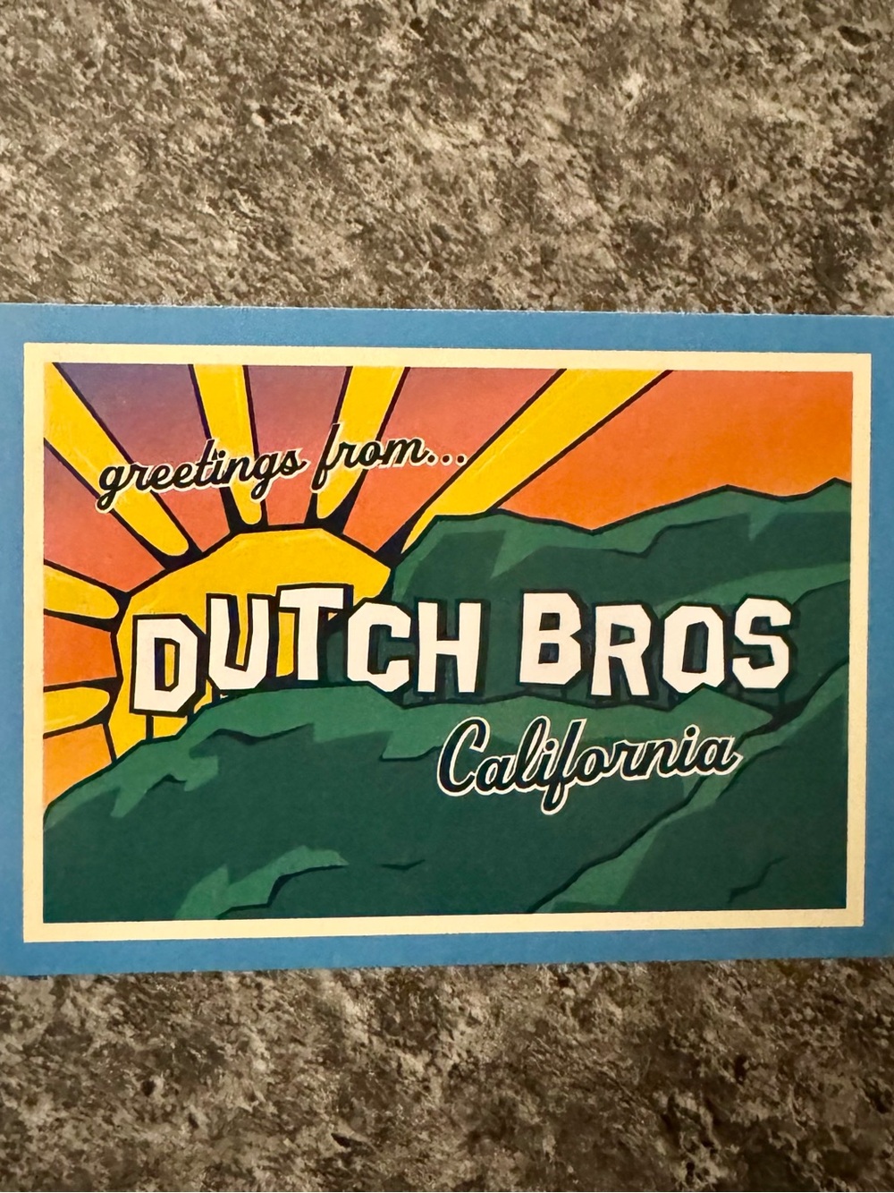 Dutch Bros CA sticker